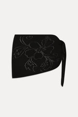 Atlas Knit Mini Skirt - Black