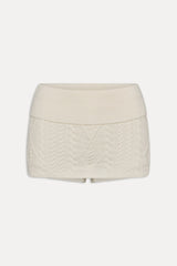 Briar Knit Mini Skort - Honeymoon