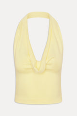 x JENNIE Briar Knit Halter Top - Morning Light