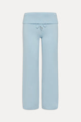 Dawson Knit Fold Over Pants - Daydream