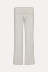 Dawson Knit Fold Over Pants - Honeymoon