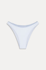 x Paige Lorenze Dove Ribbed Classic Bikini Bottom - Something Blue