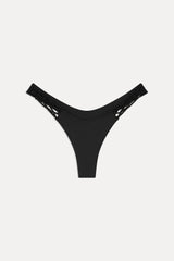 x JENNIE Encore Micro Bikini Bottom - Black