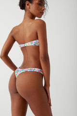 Full Moon Micro Bikini Bottom - Painted Petals
