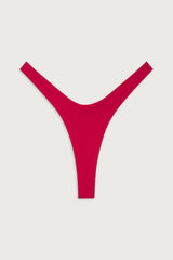 Full Moon Micro Bikini Bottom - True Red