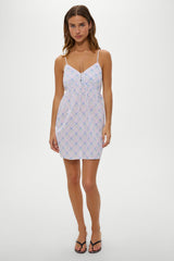 Airy Poplin Mini Dress - Cottage Meadow