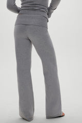 Dawson Knit Fold Over Pants - Cloud Cover