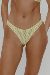 Dove Bikini Bottom - Lemon Dot