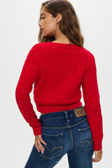 Dudley Cable Knit Cardigan - Heartstrings