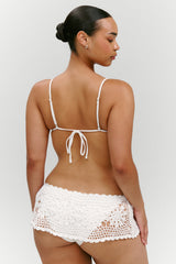 x Paige Lorenze Shelly Crochet Swim Skirt - Marry Me