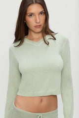 Eli Knit Sweater - Eucalyptus