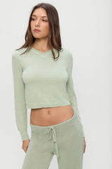 Eli Knit Sweater - Eucalyptus