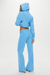 Emma Thermal Low Rise Pants - Lullaby Sky