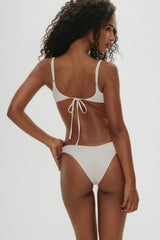 x Khy Enzo Cheeky Bikini Bottom - Pearl Dot