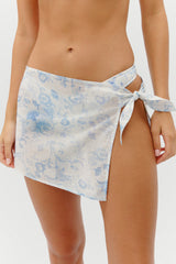 Festival Cotton Sarong - Fleur de Bleu