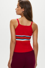 Graham Knit Tank - Ember Stripe