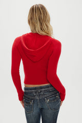 Hazel Knit Hoodie - Heartstrings
