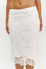 x Paige Lorenze Honeymoon Lace Midi Skirt - Sunday Ceremony
