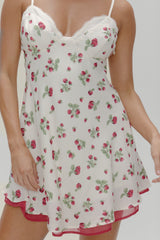 Kenley Mini Dress - Strawberry Field