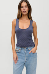x JENNIE Kyra Knit Tank Top - Night in Seoul
