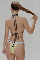 Lacey Micro Bikini Bottom - Lemon Dot