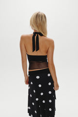May Midi Skirt - Paris At Midnight