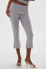 Milo Knit Capri Pants - Cloud Cover