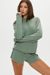 Noah Thermal Long Sleeve Shirt - Fern