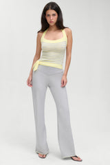 Quinn Knit Halter Top - Echo Stripe