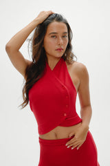 Ryder Knit Halter Top - Heartstrings