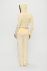 Sloane Knit Hoodie - Buttercream