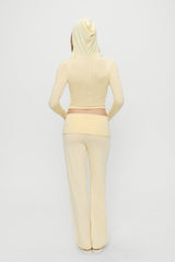 Storm Knit Pants - Buttercream