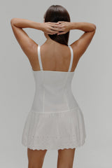 Willa Cotton Mini Dress - Spring Cloud