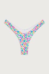 Full Moon Floral Micro Bikini Bottom - Forever Flower