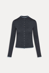 Leo Knit Button Up Cardigan - Stone