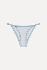 Luna Cheeky Eyelet Bikini Bottom - Spring Cloud