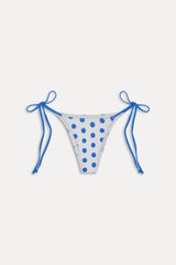 Mackenzie Cheeky String Bikini Bottom - Delicate Dot