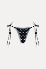 Mackenzie Reversible Cheeky Bikini Bottom - Frost