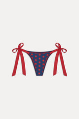 x Khy Mackenzie Skimpy Bikini Bottom - Strawberry Dot