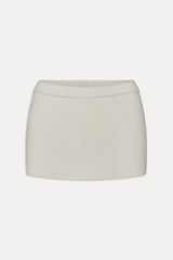 Marialla Knit Mini Skort - Soft Vanilla