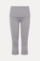 Milo Knit Capri Pants - Cloud Cover