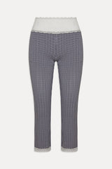 Nikki Gingham Capri Pants - Midnight Wishes