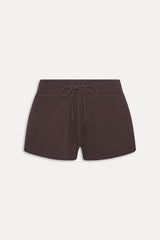 Noah Thermal Mini Shorts - Walnut