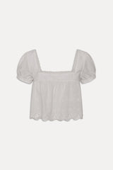 Princess Cropped Blouse - Daisy Eyelet