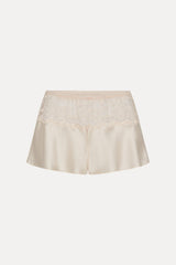 Rosie Silk Mini Shorts - Heaven