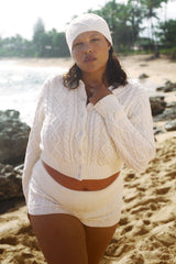 Marley Button Up Knit Cardigan - Honeymoon
