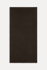 Snug Knit Scarf - Chocolate Brown