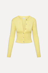 Sundae Cropped Cardigan - Honeycomb