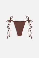 Tia Skimpy String Bikini Bottom - Brown Sugar