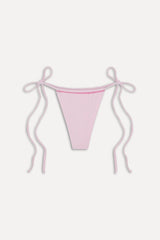 Tia Skimpy String Bikini Bottom - Strawberries & Cream